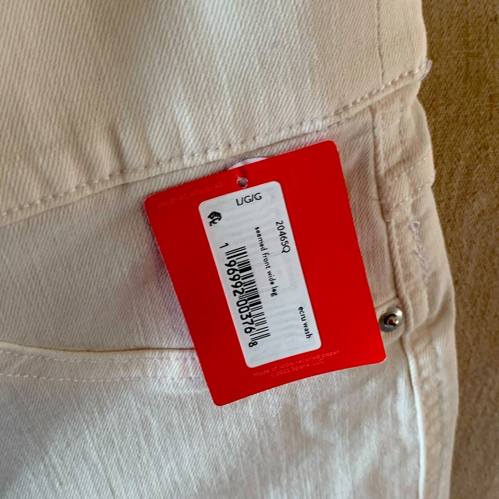 Winter white Spanx pull on jeans Petite LG